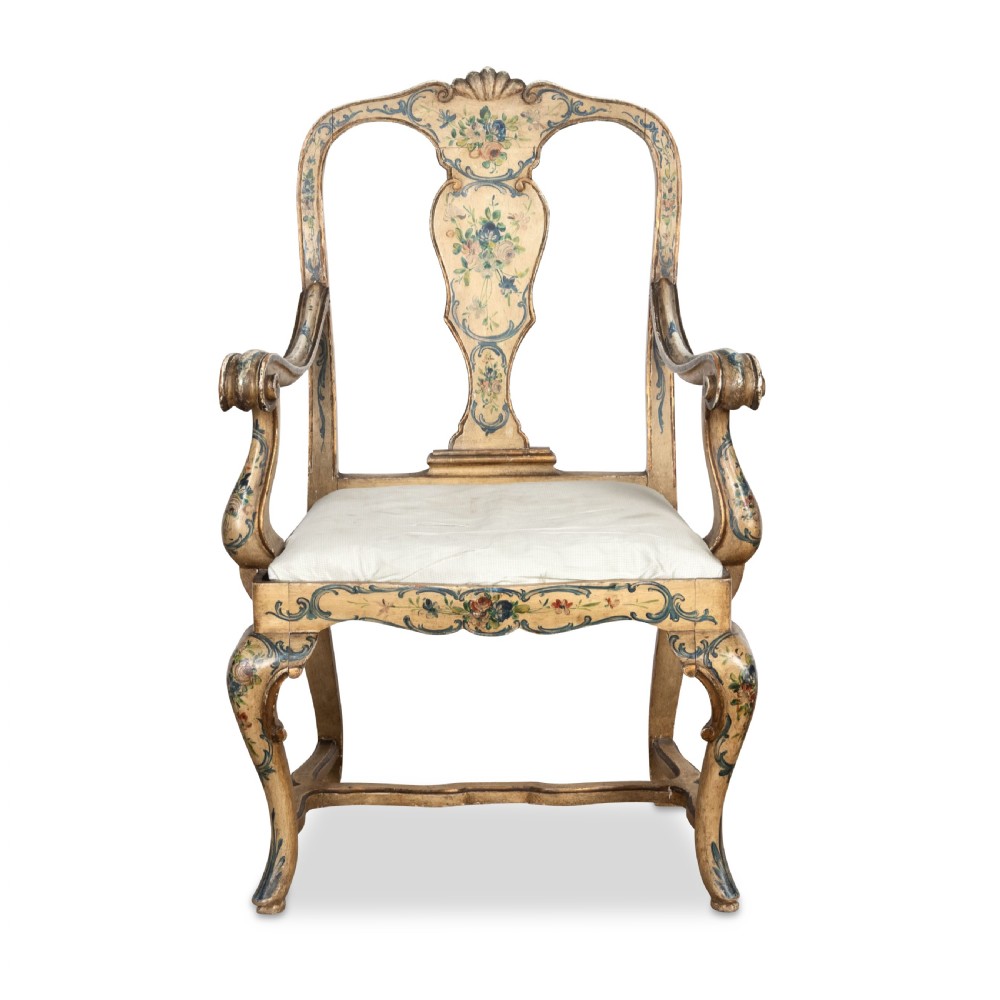 19th Century Italian Decorated Chair