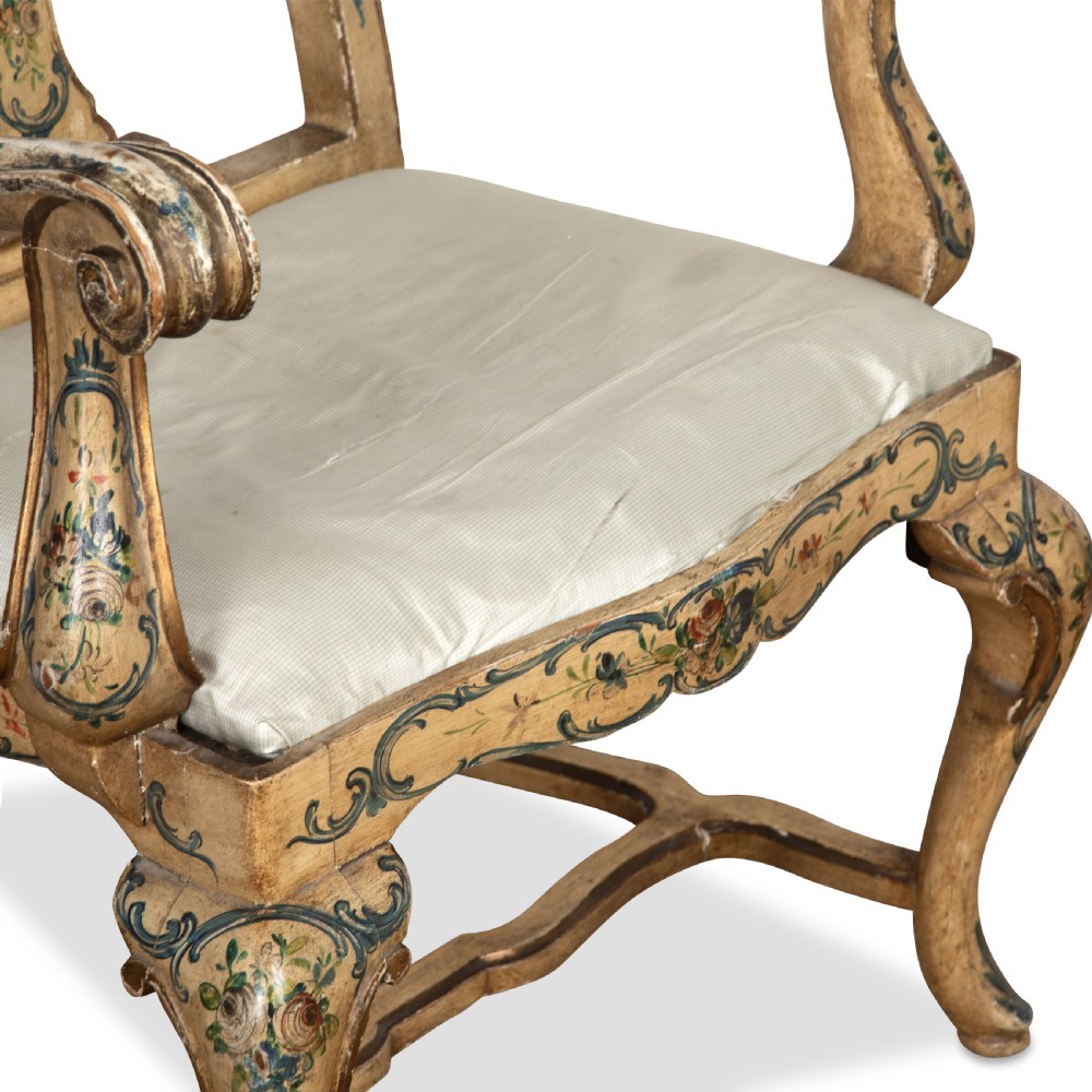 19th Century Italian Decorated Chair View V