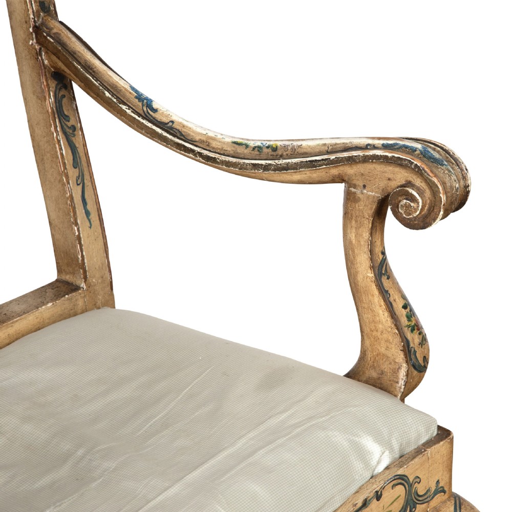 19th Century Italian Decorated Chair View VI