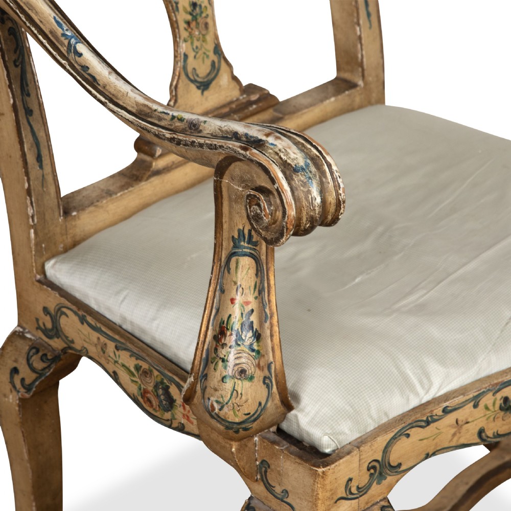 19th Century Italian Decorated Chair View VII