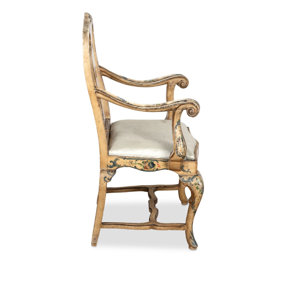 19th Century Italian Decorated Chair View VIII