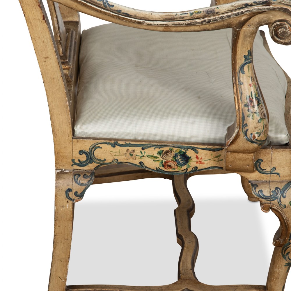 19th Century Italian Decorated Chair View IX