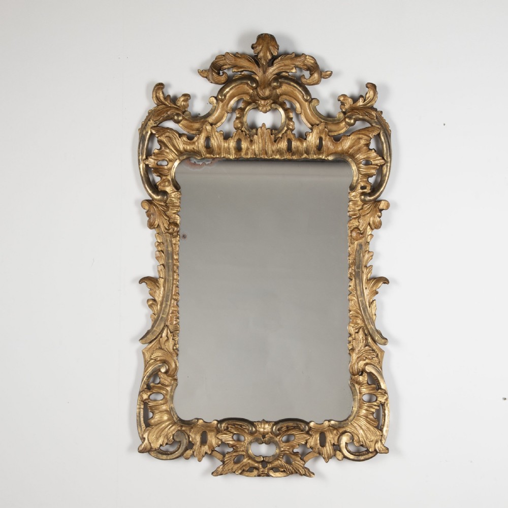 18th Century Giltwood Wall Mirror