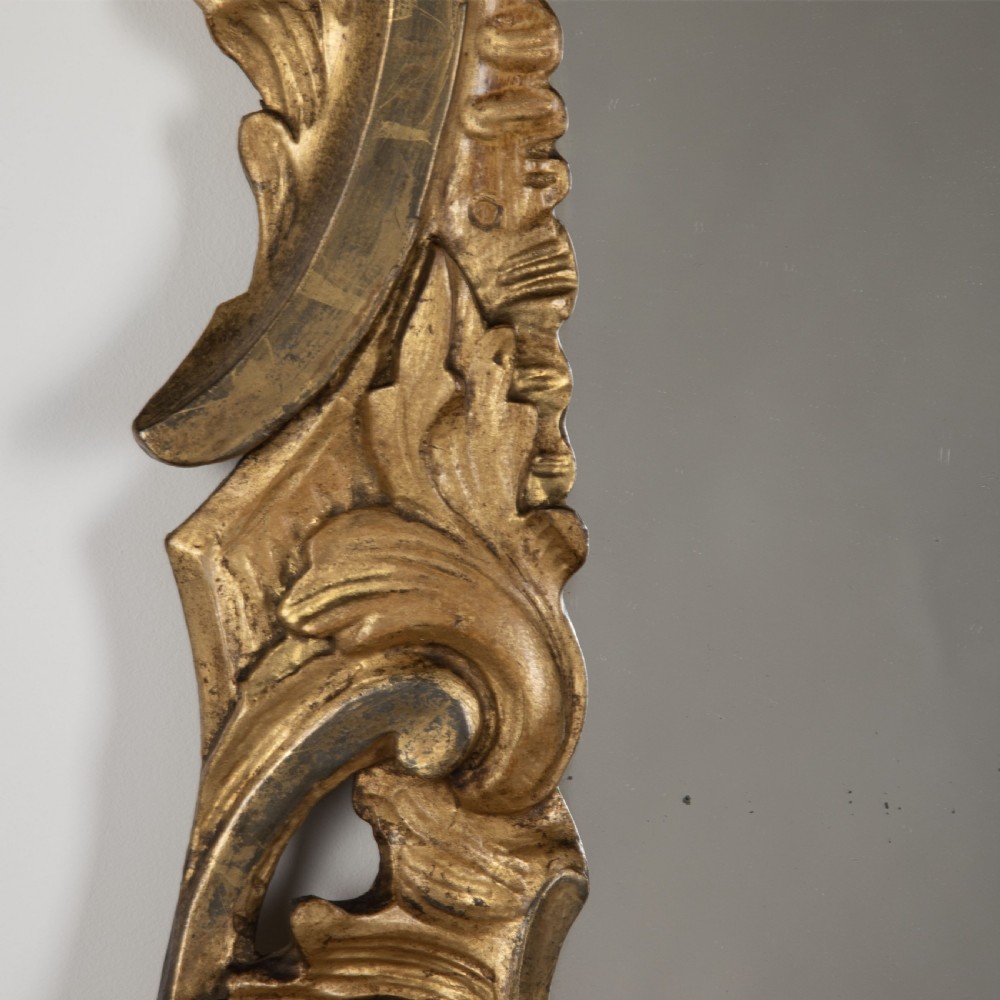 18th Century Giltwood Wall Mirror View VI