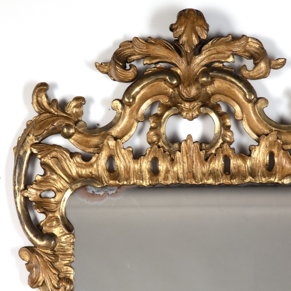 18th Century Giltwood Wall Mirror View VIII