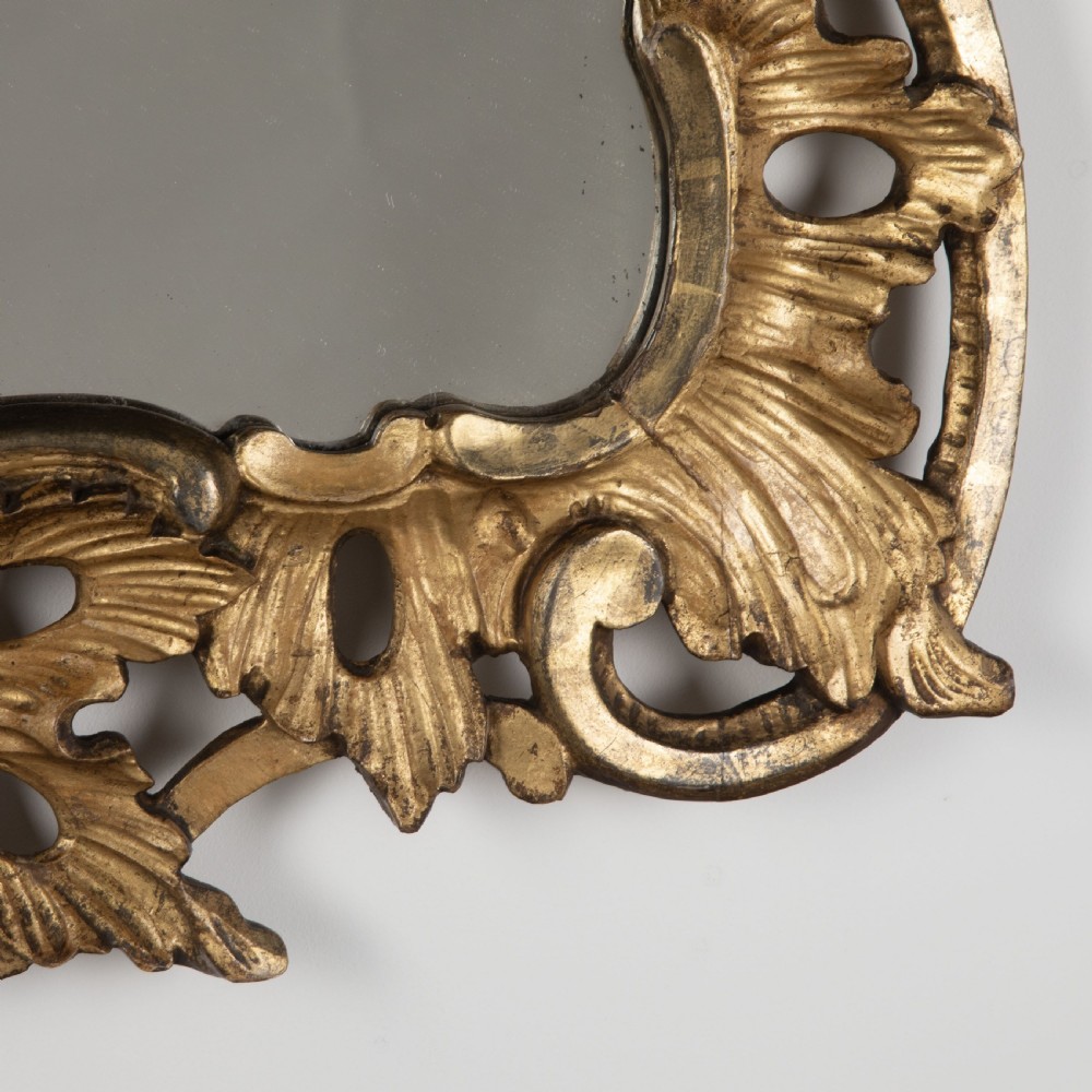 18th Century Giltwood Wall Mirror View IX