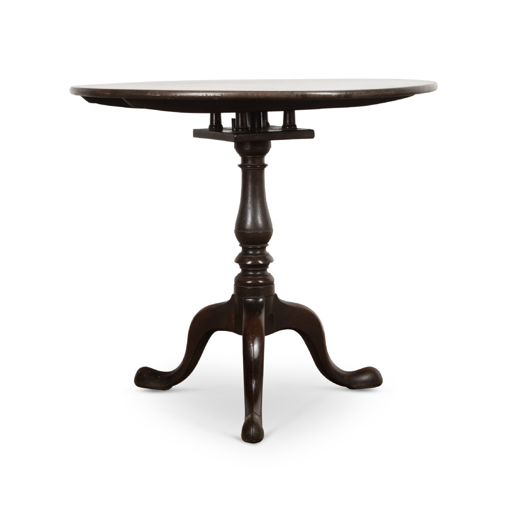 Geo III Mahogany Tripod Table View II