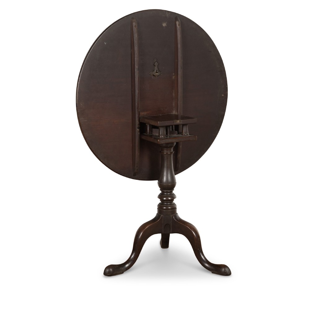 Geo III Mahogany Tripod Table View VII