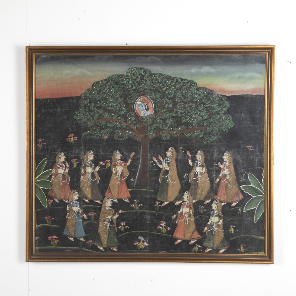 Large 19th Century Indian Painting