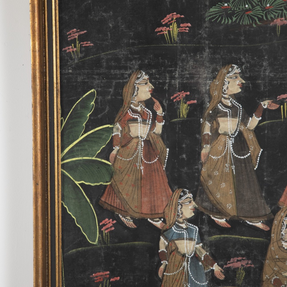 Large 19th Century Indian Painting View III