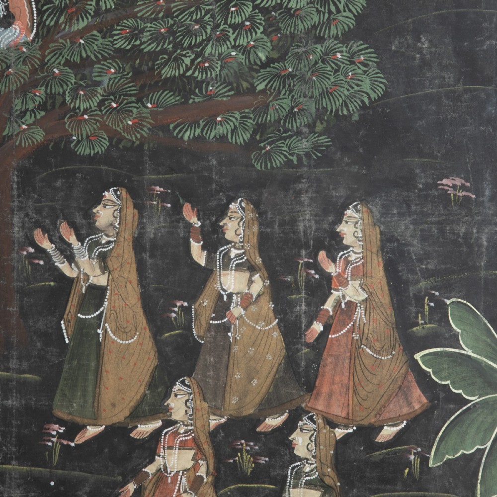 Large 19th Century Indian Painting View IV