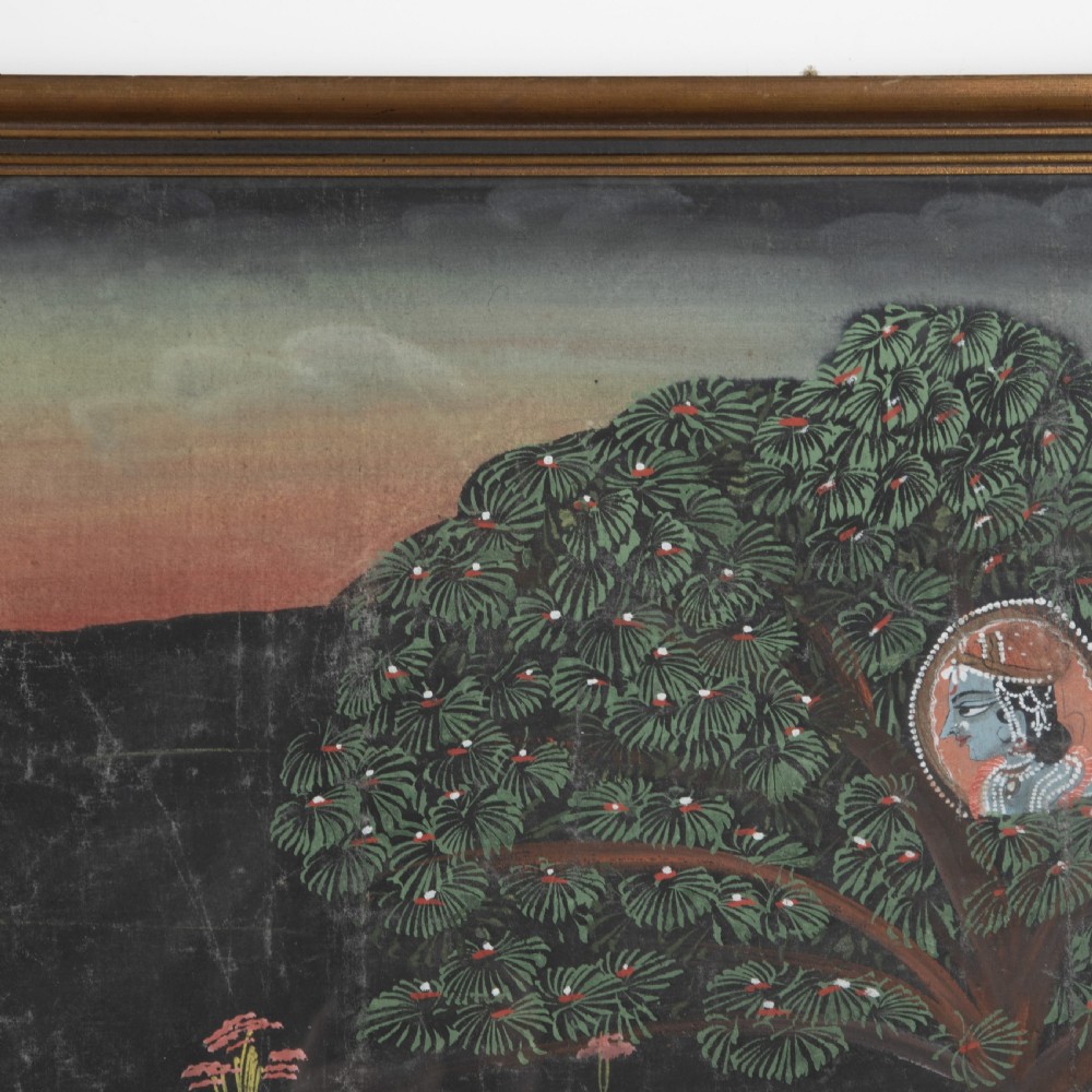 Large 19th Century Indian Painting View V