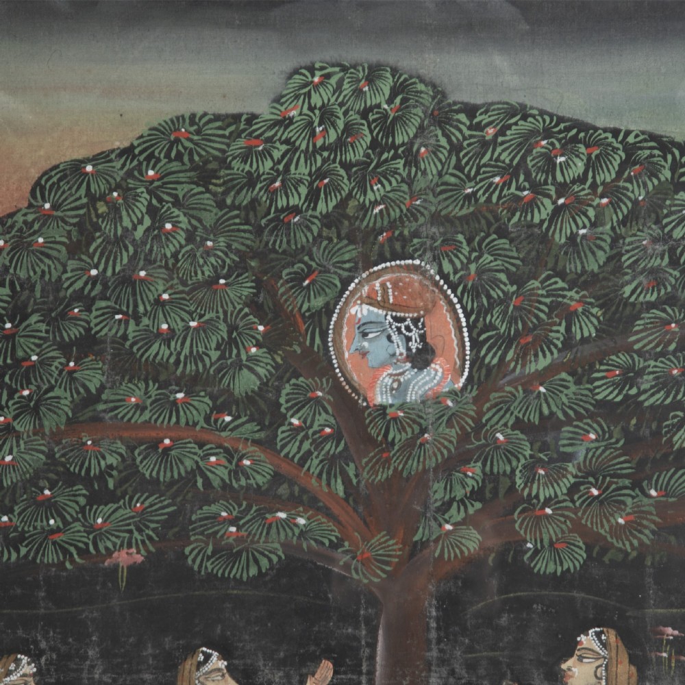 Large 19th Century Indian Painting View VI