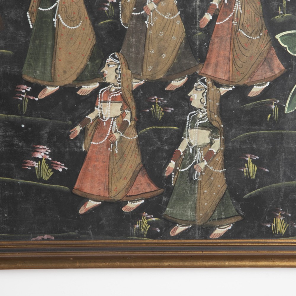 Large 19th Century Indian Painting View VII