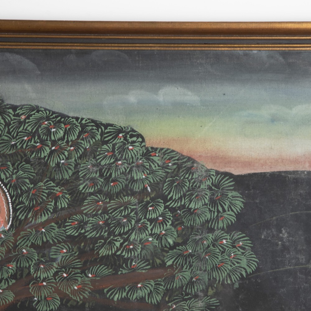 Large 19th Century Indian Painting View VIII