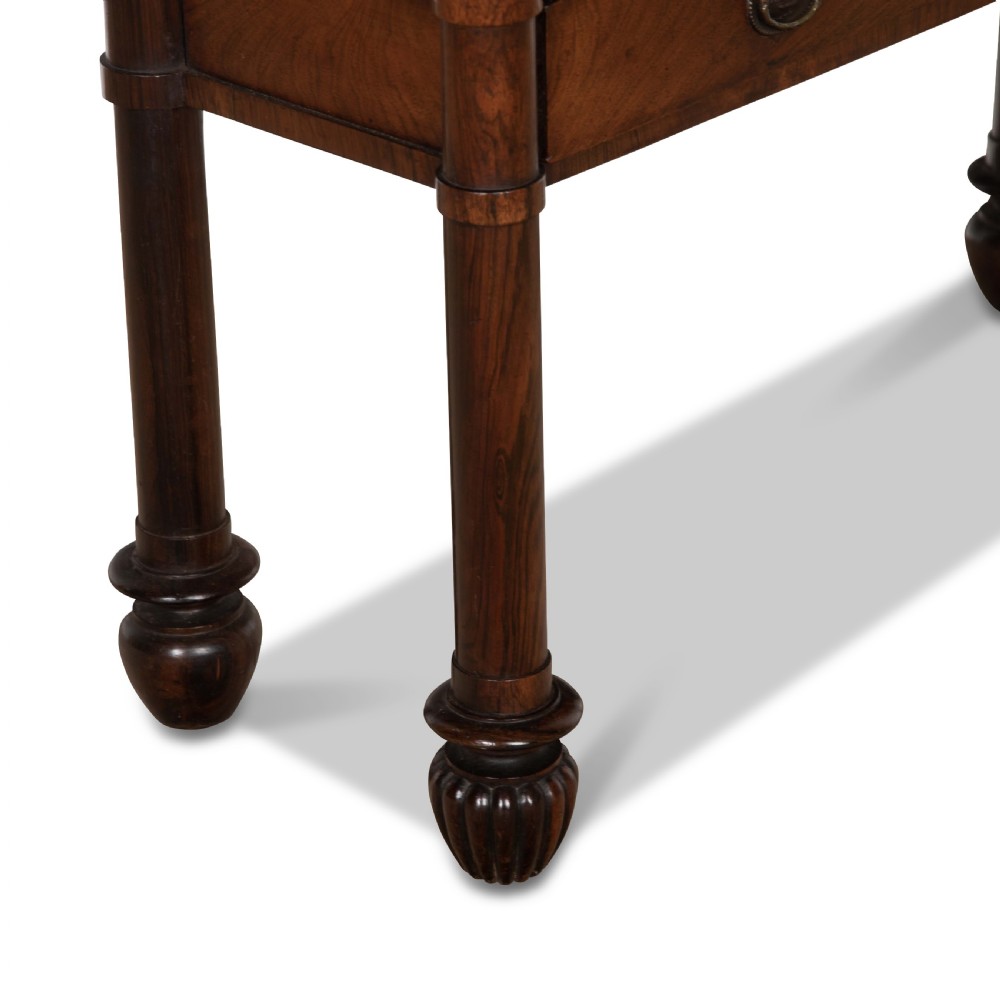 Regency Rosewood Open Bookcase View VIII