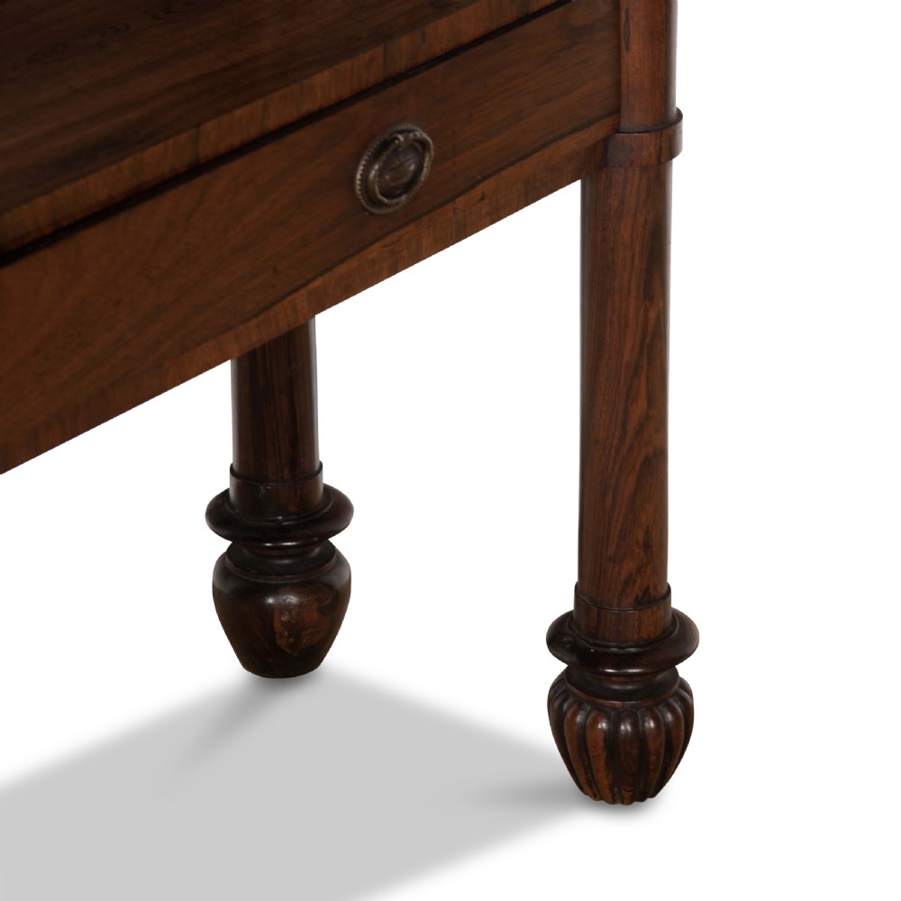 Regency Rosewood Open Bookcase View X