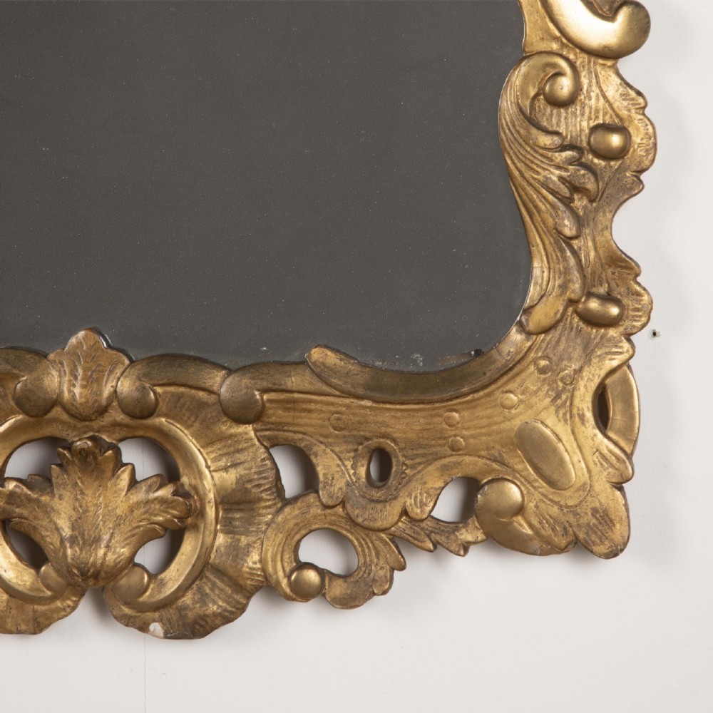 18th Century Irish Carved Giltwood Mirror View IV