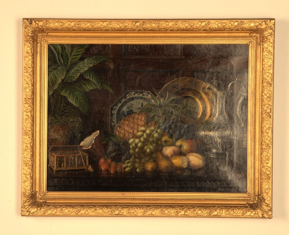 C19th Well Detailed Oil on Canvas