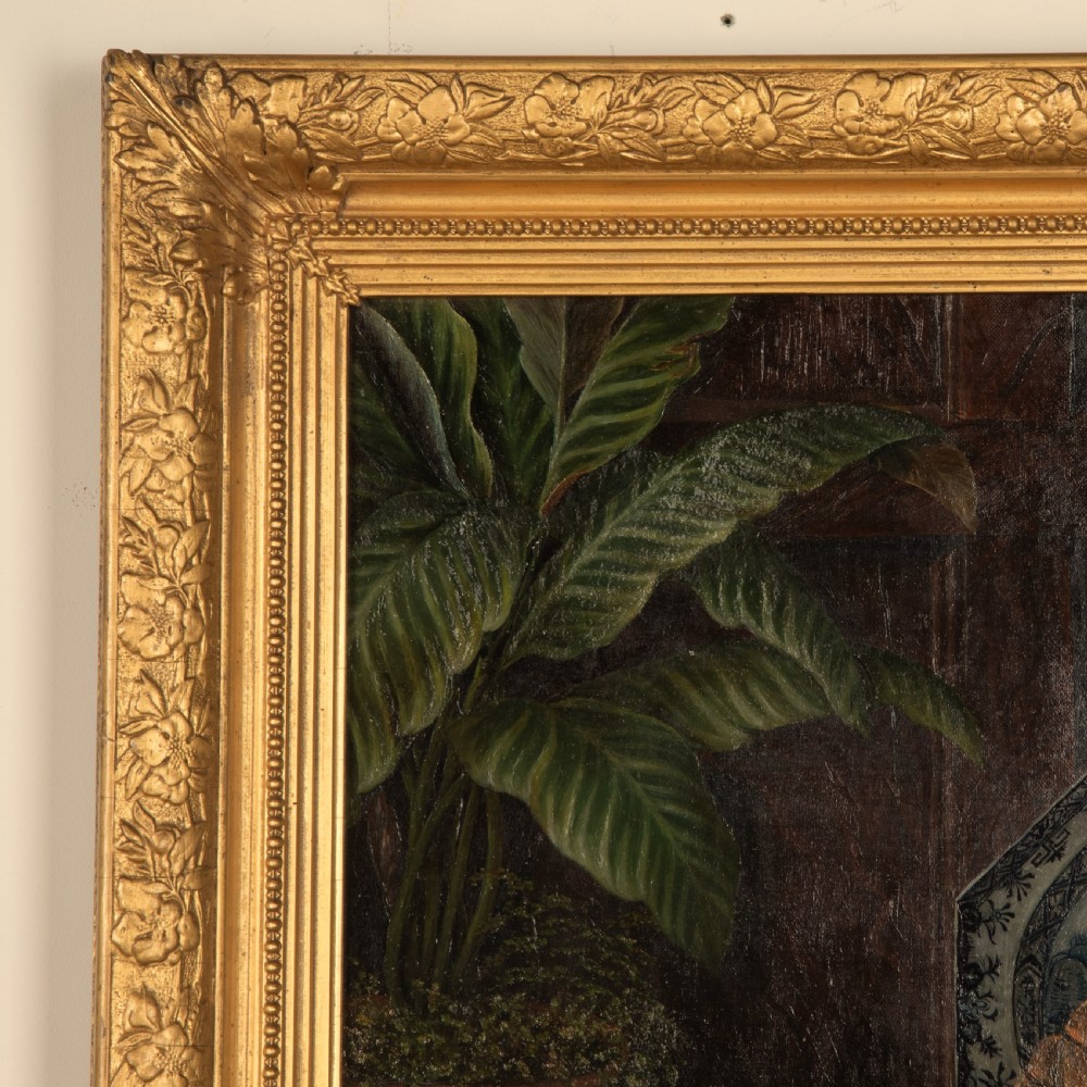 C19th Well Detailed Oil on Canvas View II