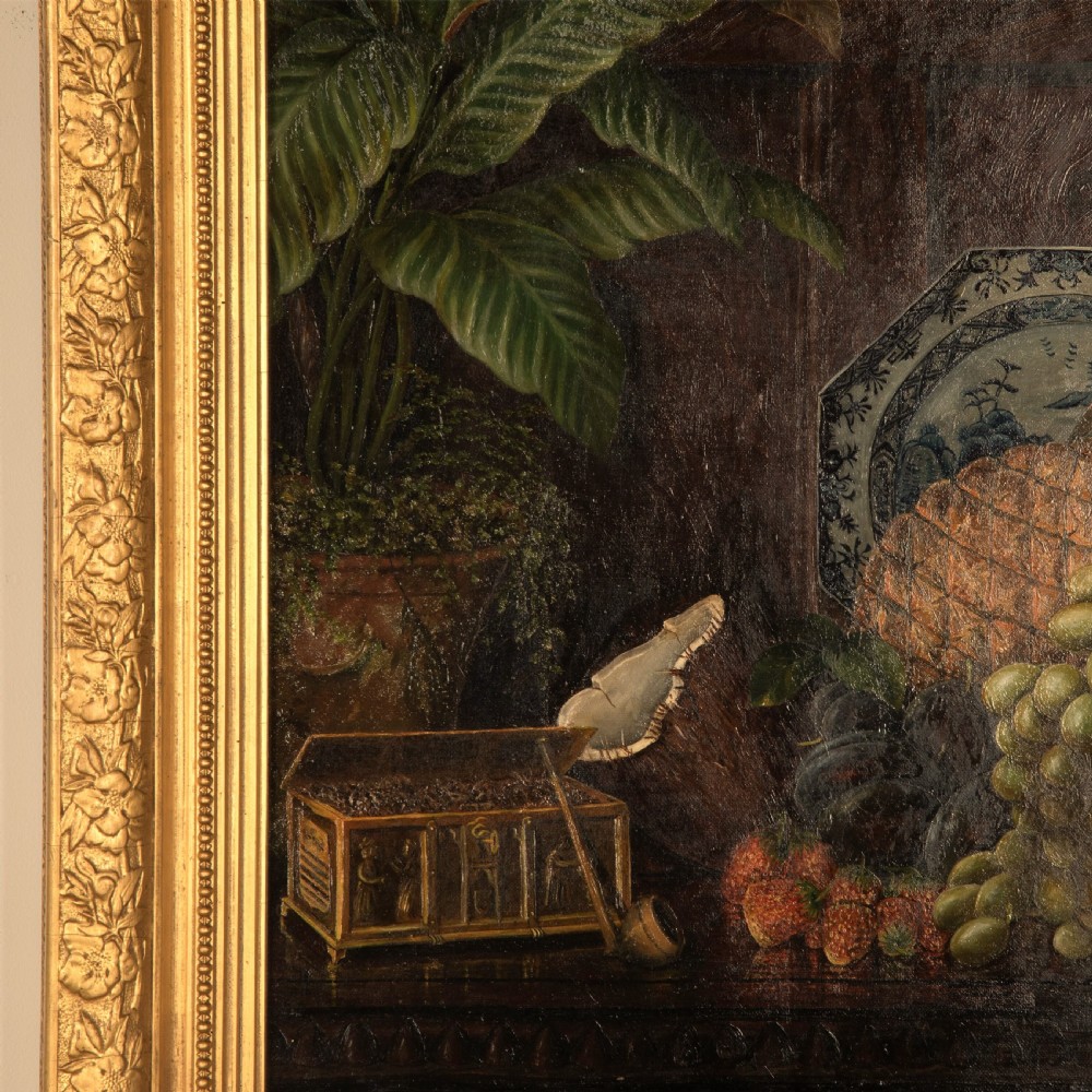 C19th Well Detailed Oil on Canvas View III