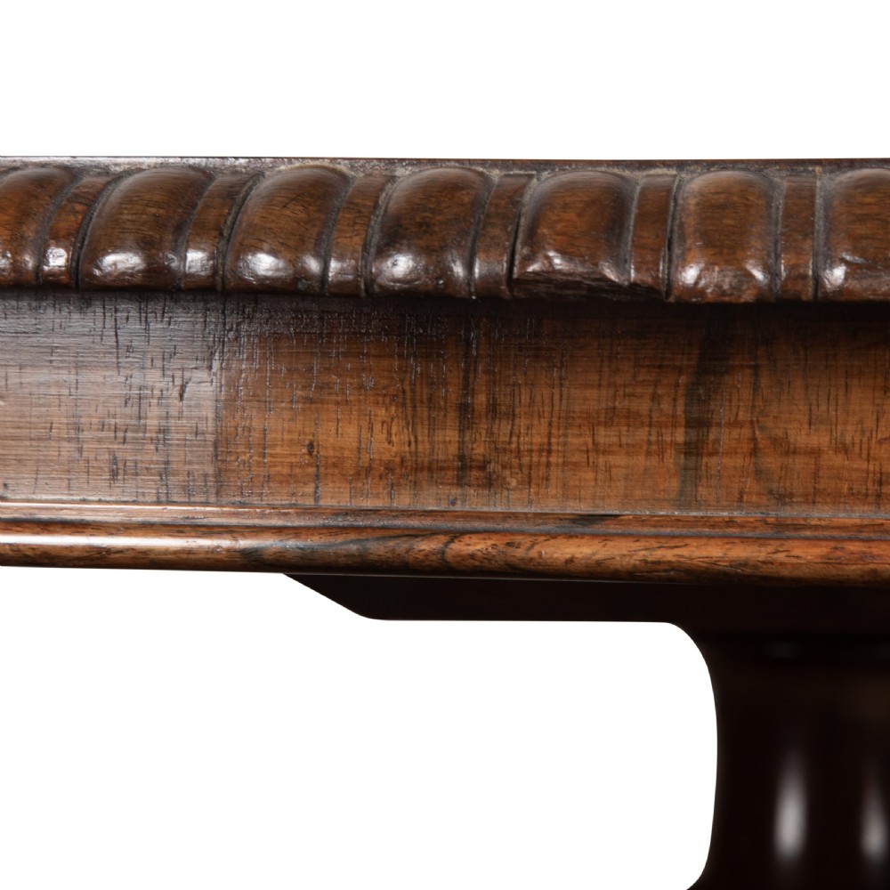Regency Gillow Rosewood Centre Table View IX