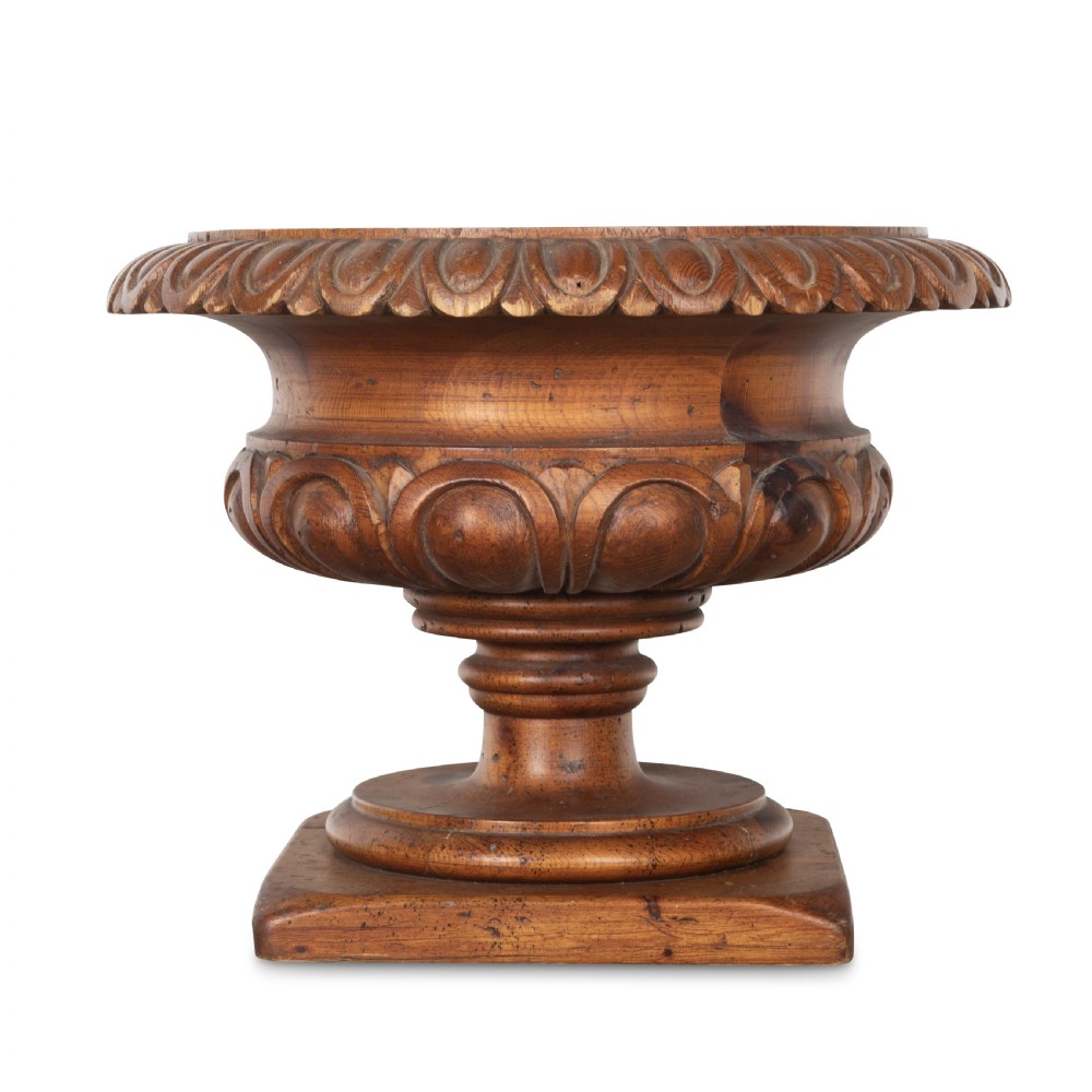 19th Century Carved Campana Urn View VI