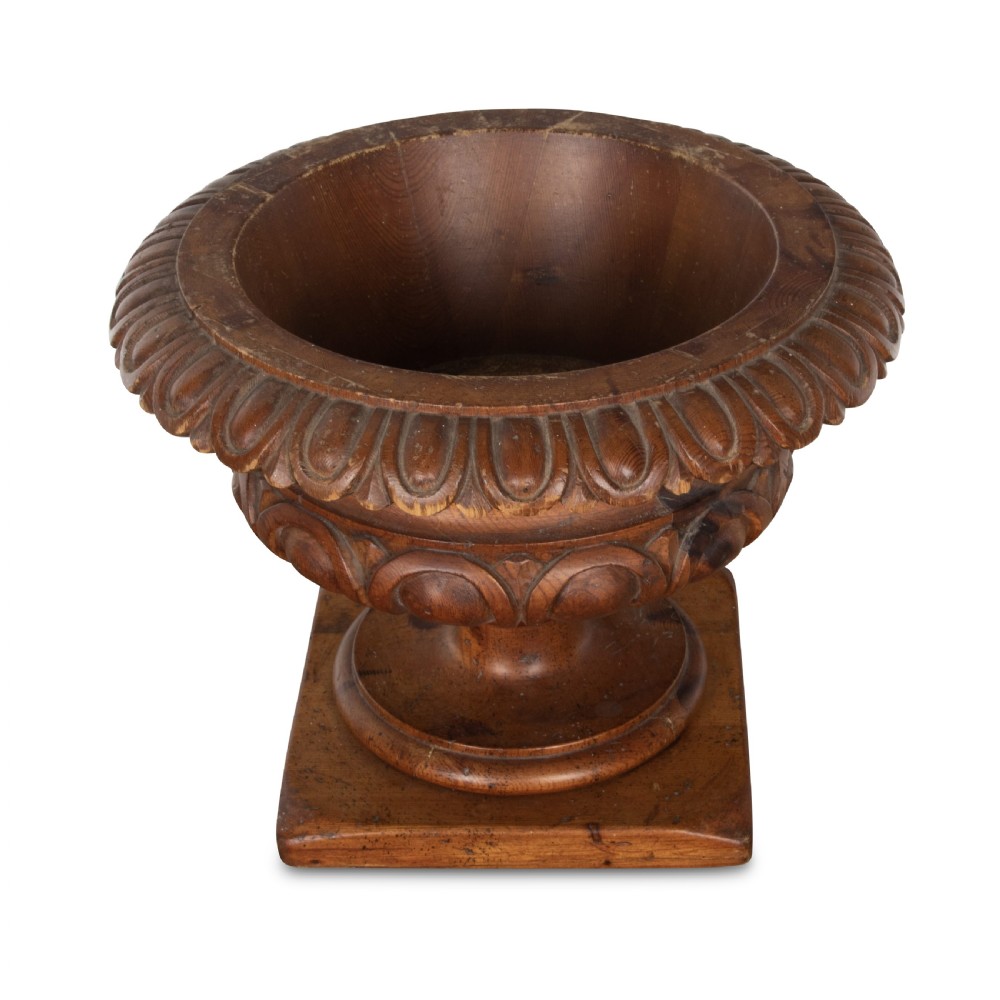 19th Century Carved Campana Urn View IX