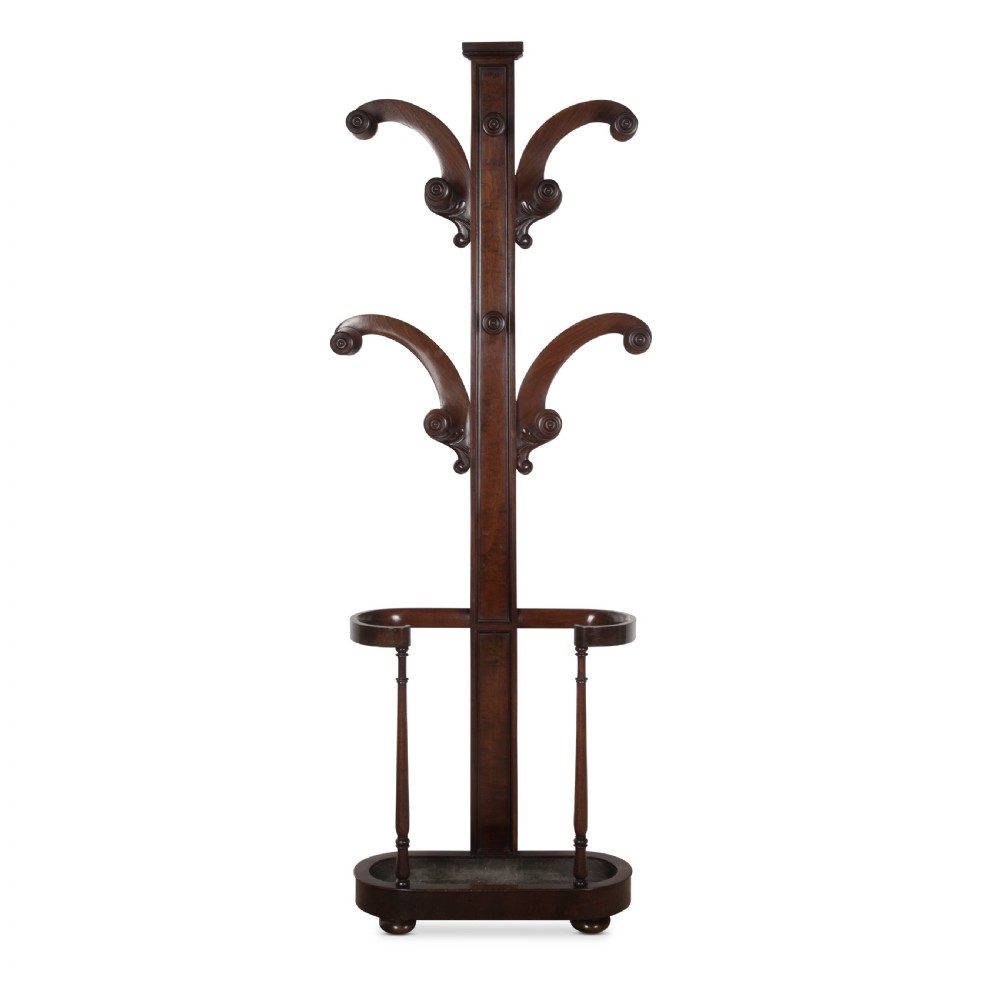 Regency Mahogany Hall Stand