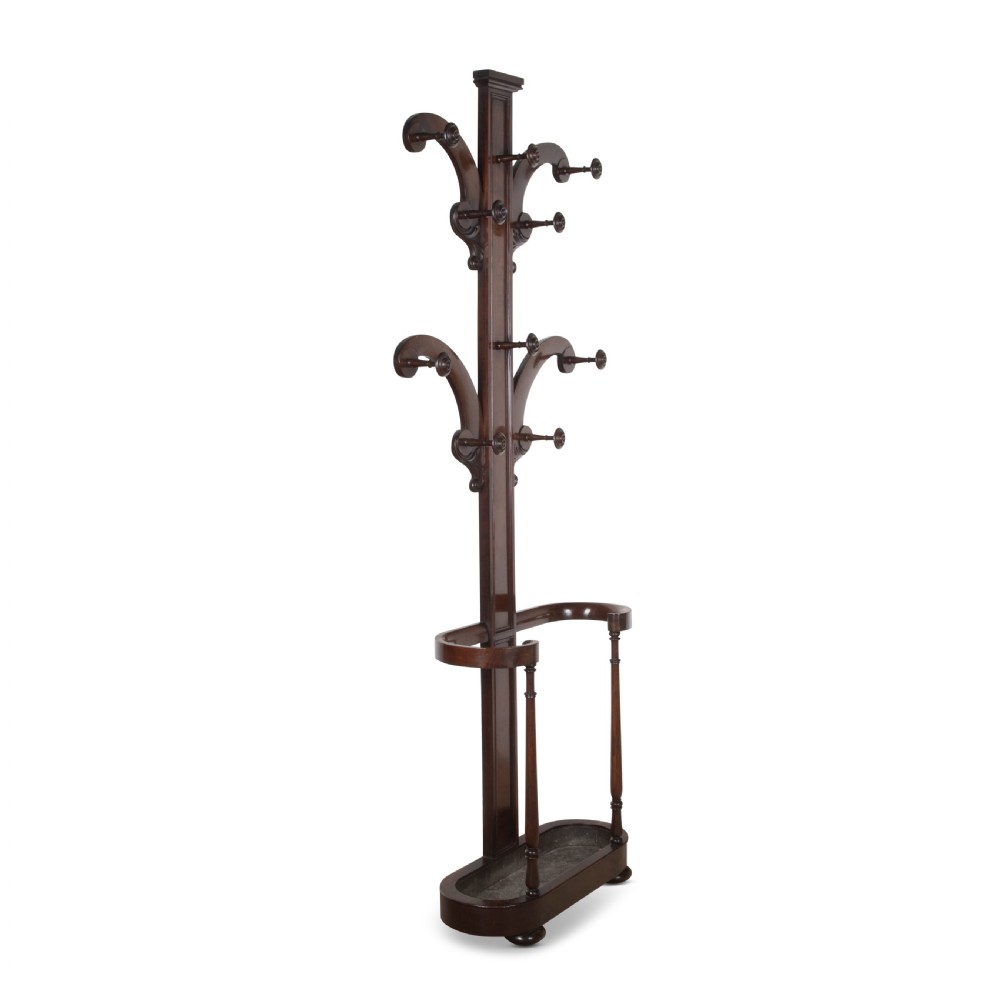 Regency Mahogany Hall Stand View II