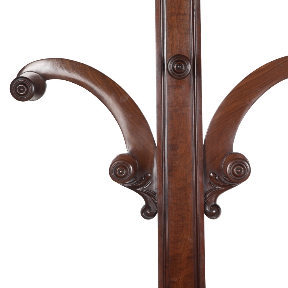Regency Mahogany Hall Stand View V