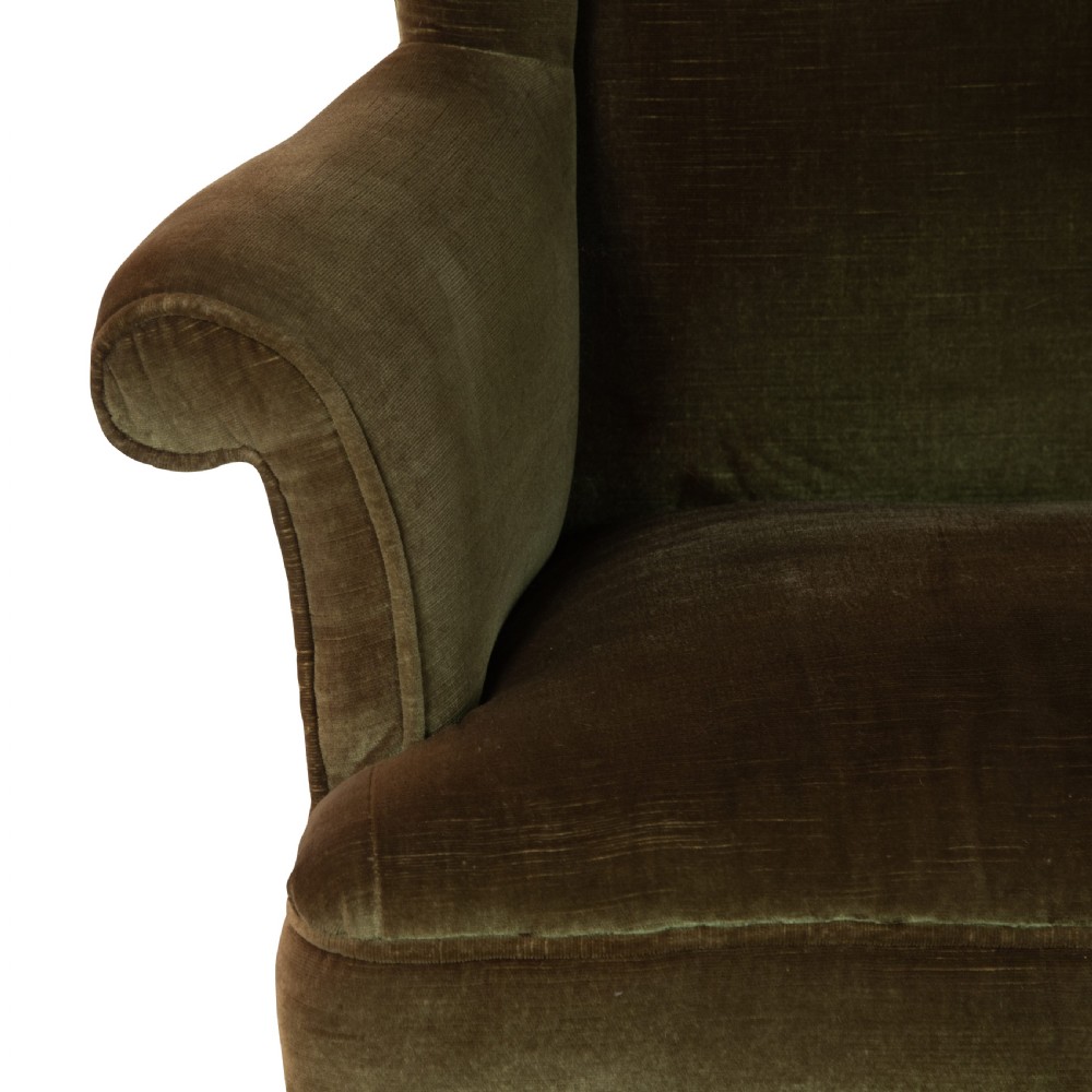 18th Century Mahogany Wing Armchair View III
