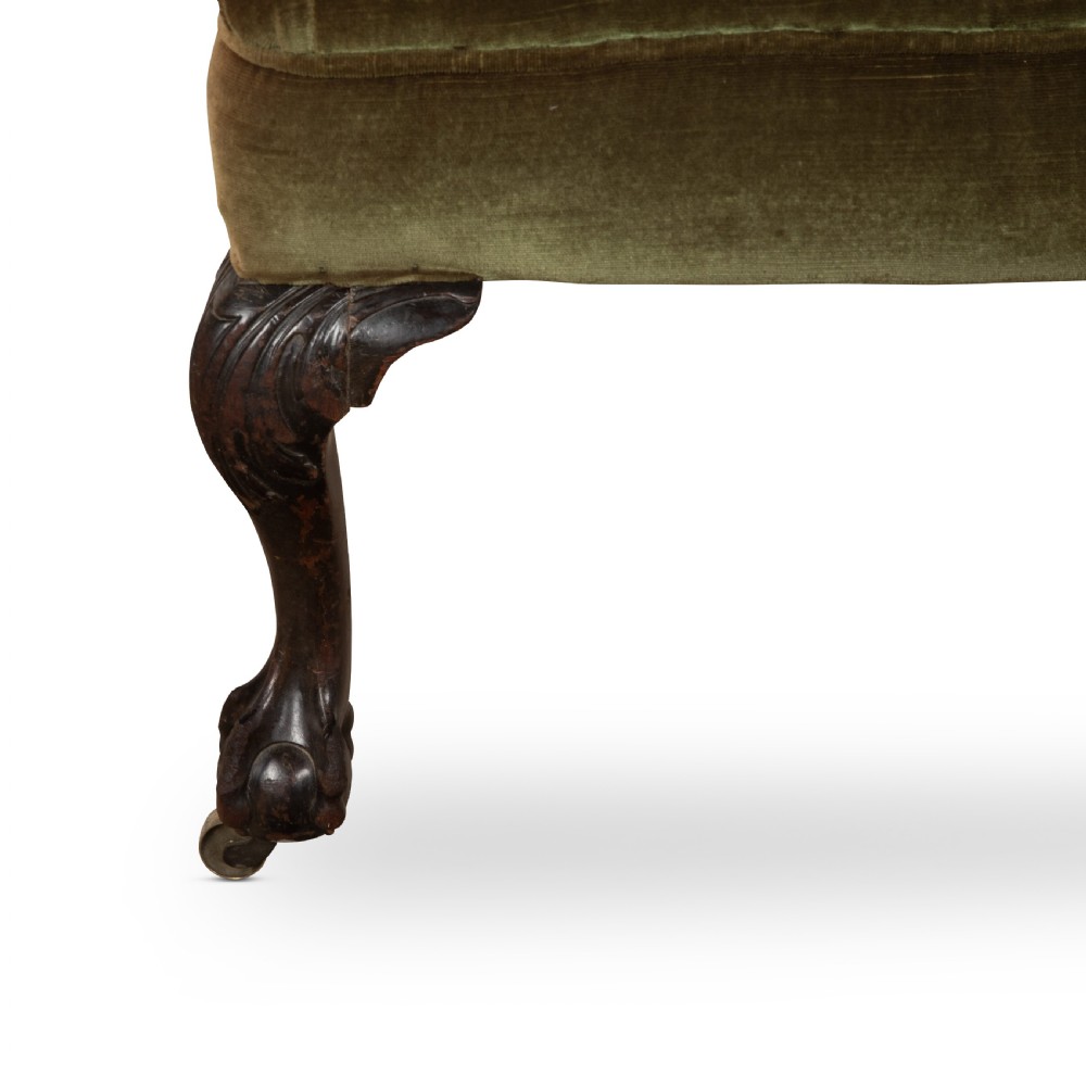 18th Century Mahogany Wing Armchair View VII
