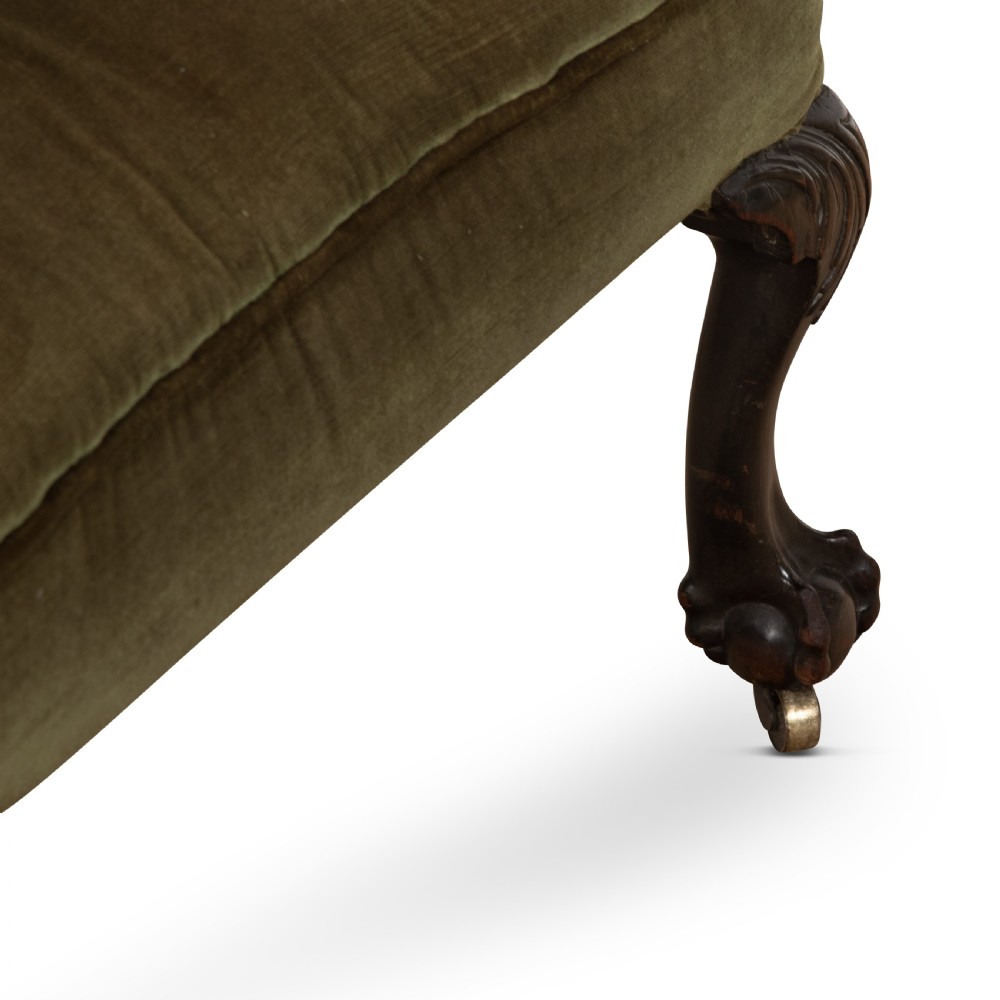 18th Century Mahogany Wing Armchair View VIII