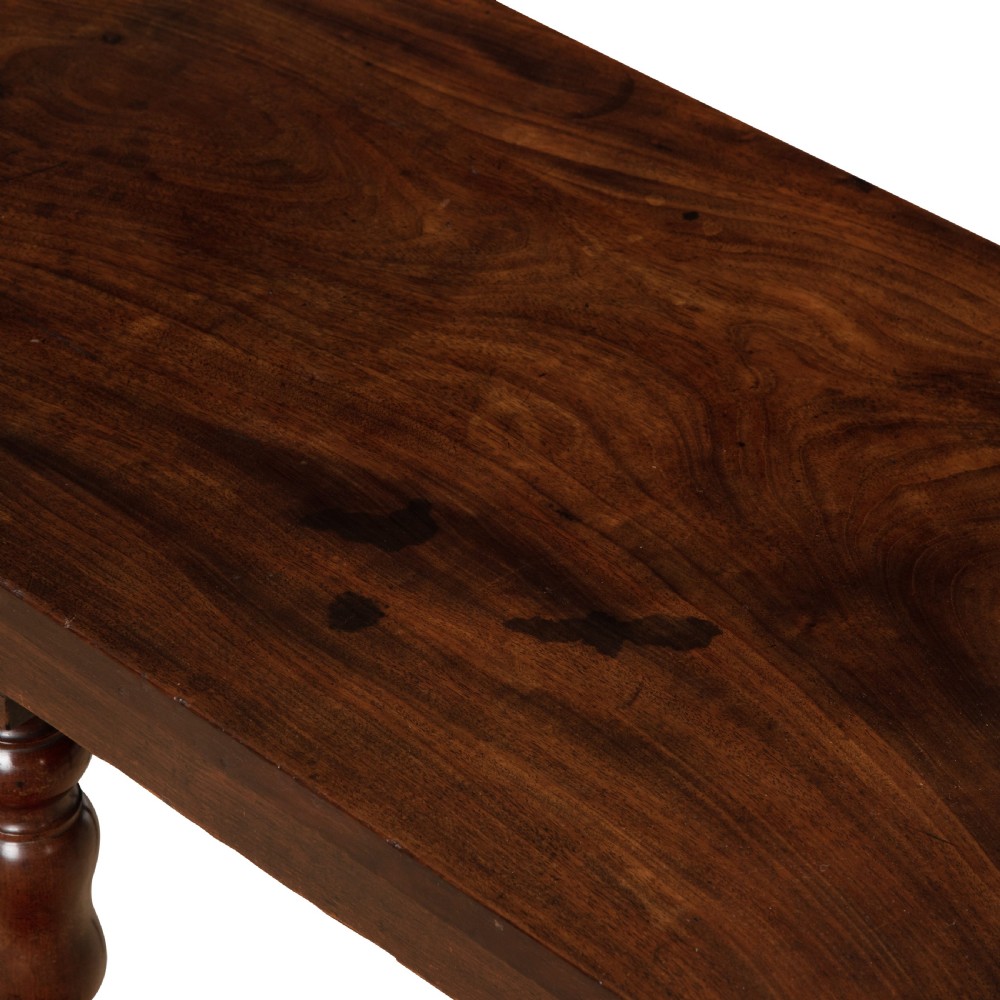 Regency Mahogany Hall Bench View II