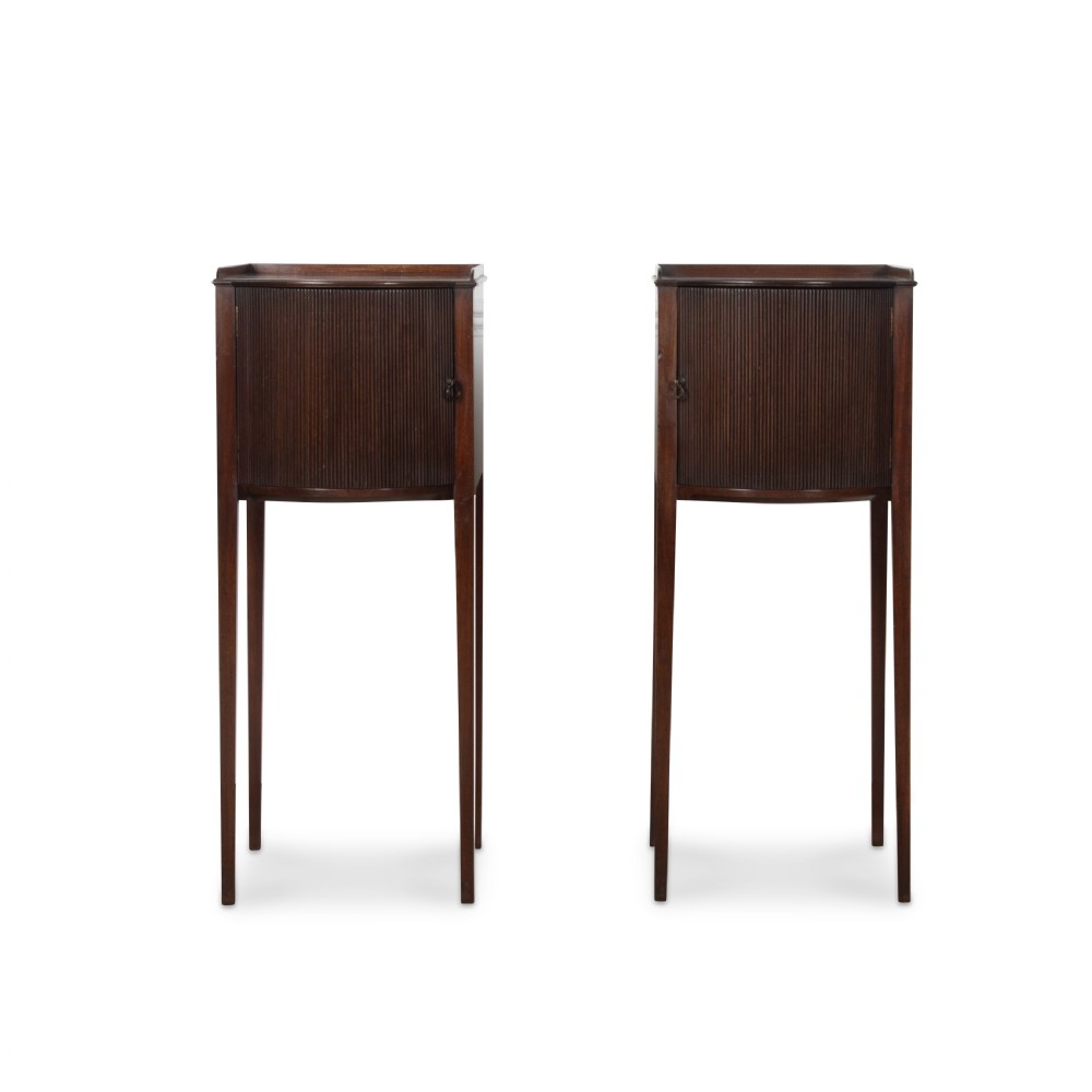 Pair of Geo III Gillow Bedside Cupboards