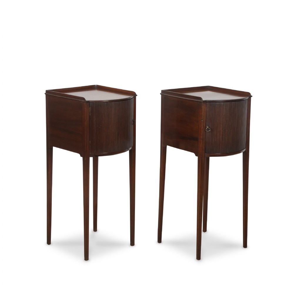 Pair of Geo III Gillow Bedside Cupboards View II