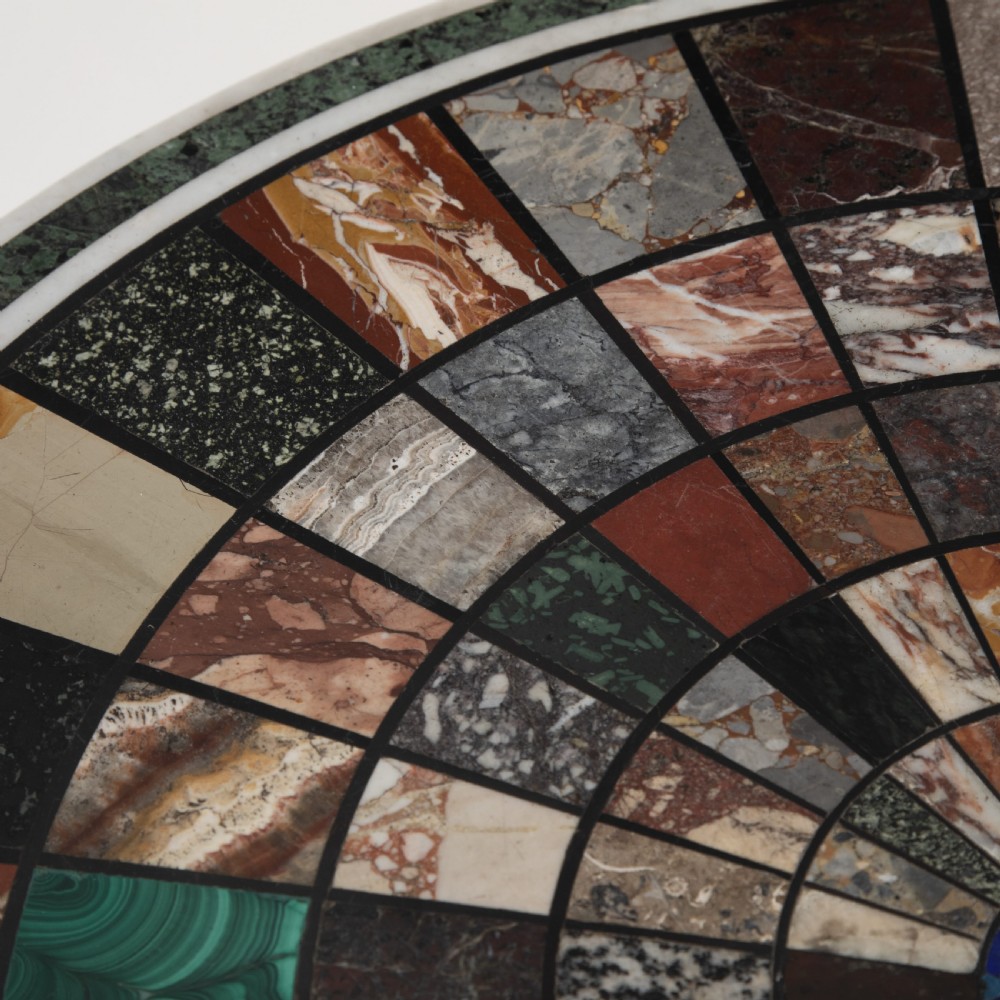 19th Century Specimen Marble and Giltwood Centre Table View IV
