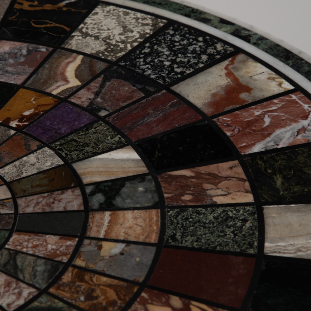 19th Century Specimen Marble and Giltwood Centre Table View VI