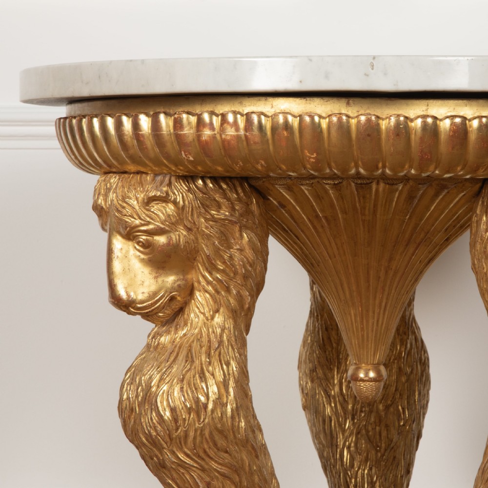 19th Century Specimen Marble and Giltwood Centre Table View XI