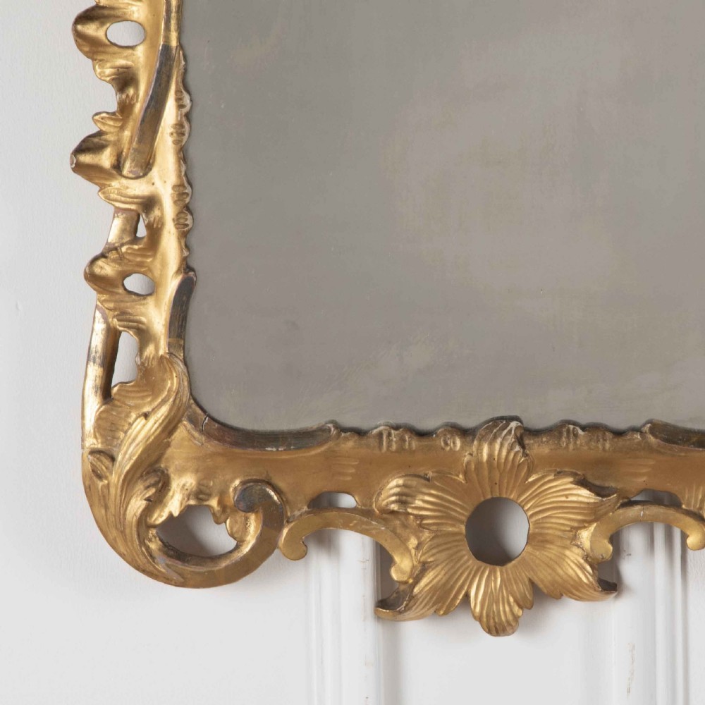 Geo III Carved Giltwood Wall Mirror View VI