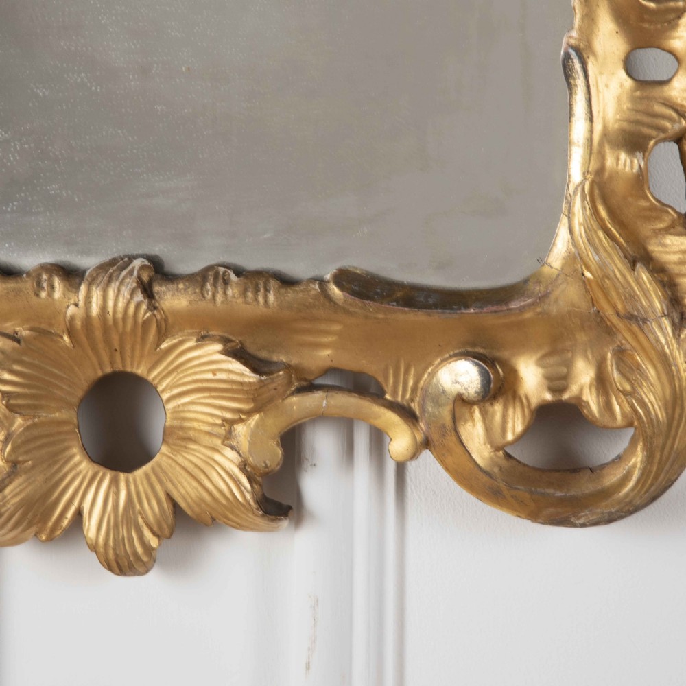 Geo III Carved Giltwood Wall Mirror View VIII