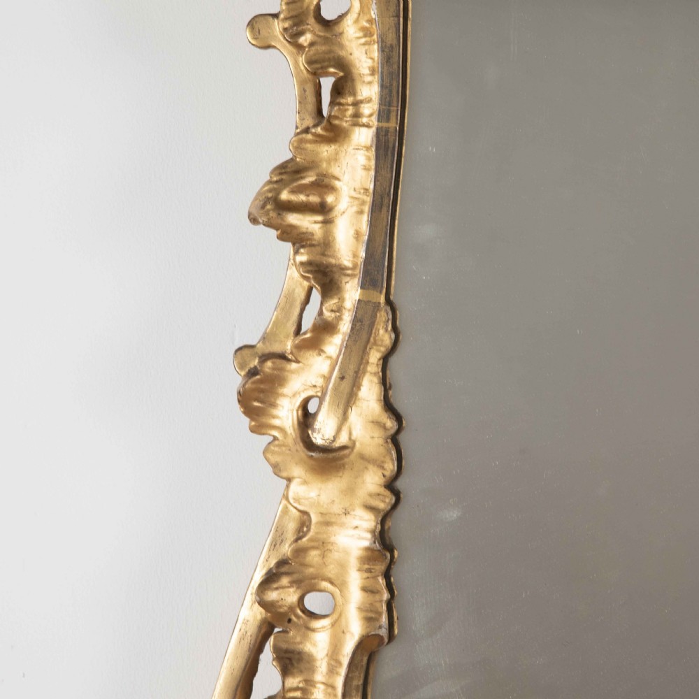 18th Century Carved Giltwood Wall Mirror View IV