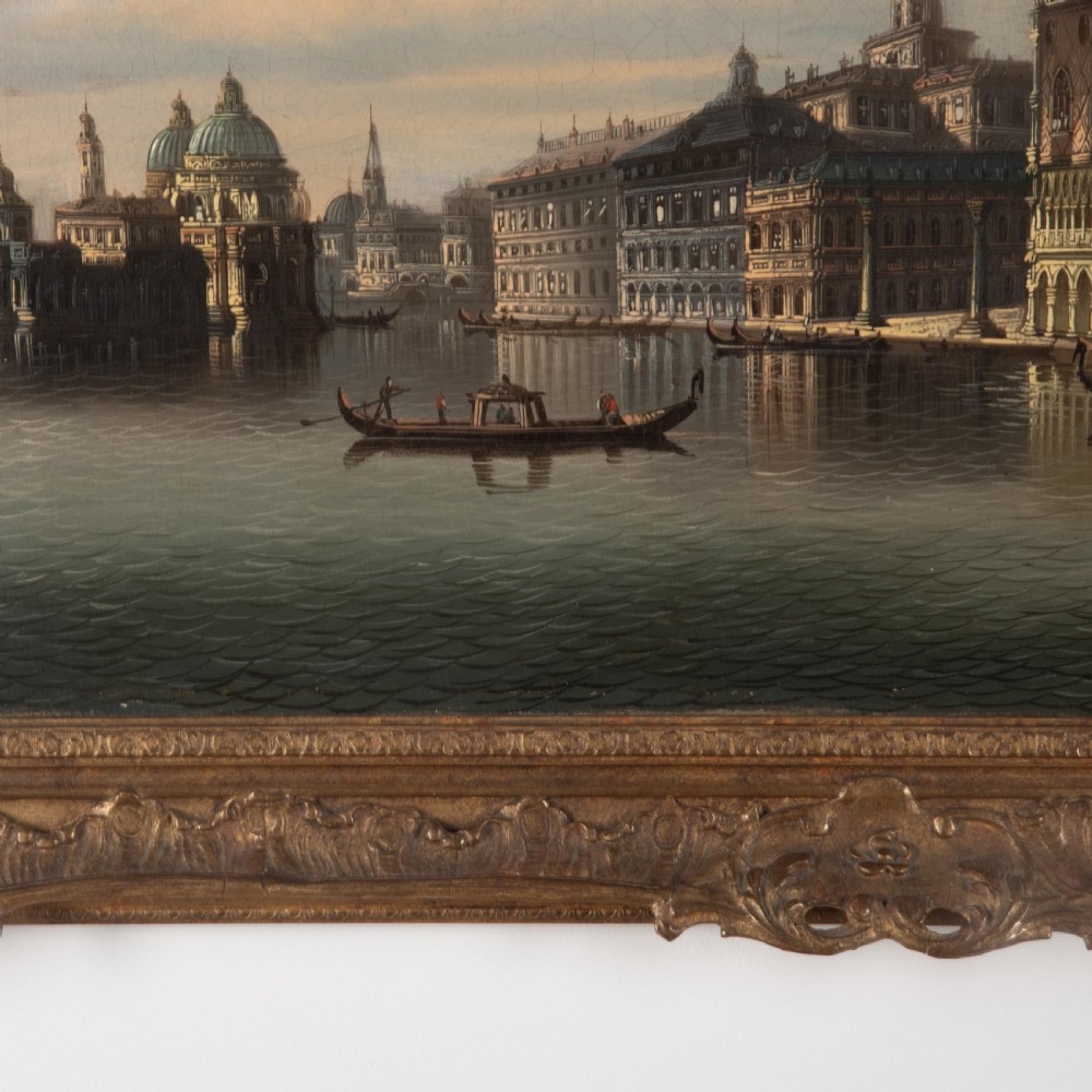 19th Century Oil on Canvas of Venice View II