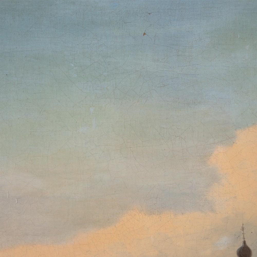 19th Century Oil on Canvas of Venice View VIII