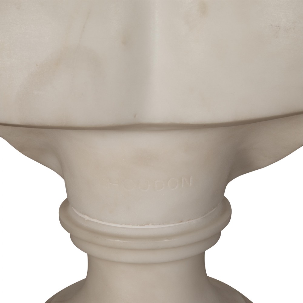 18th Century Marble Bust of Diana by Houdon View X