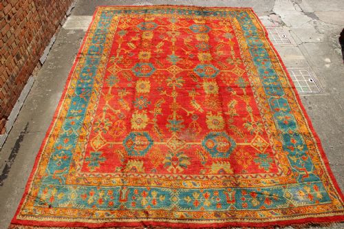 Antique Oushak / Ushak Carpet 343 X 476cm