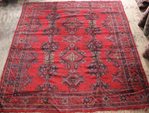 310 X 338 Square Oushak / Ushak Carpet Ca 1930