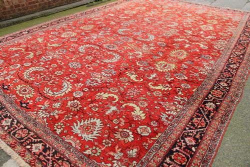 375 X 575CM ANTIQUE HERIZ CARPET - ADDITIONAL PHOTO 4