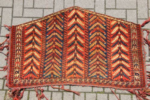 128 X 77cm Mid 19th Century Yomud 'Tree' Asmalyk